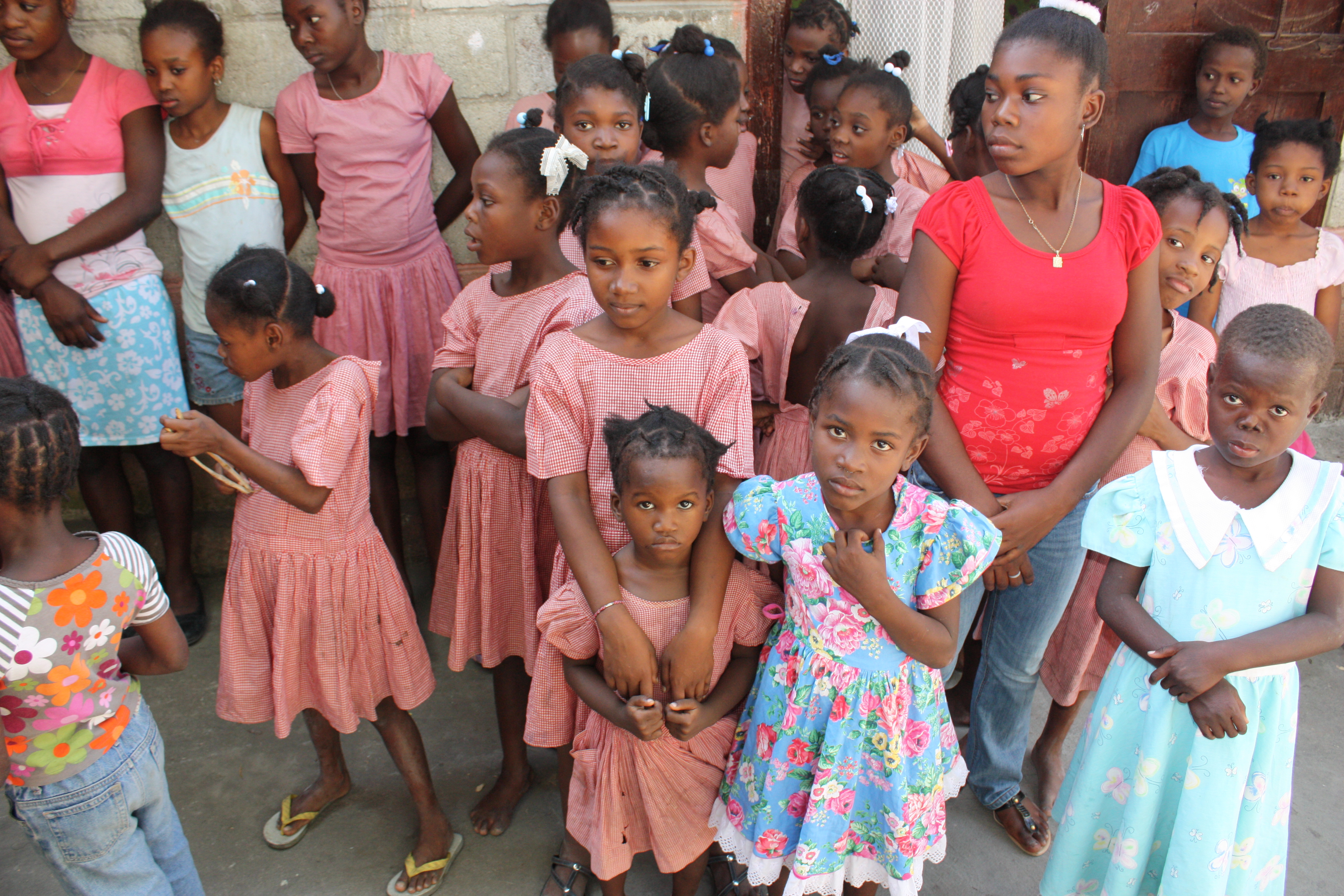 Dominican and Haitian children