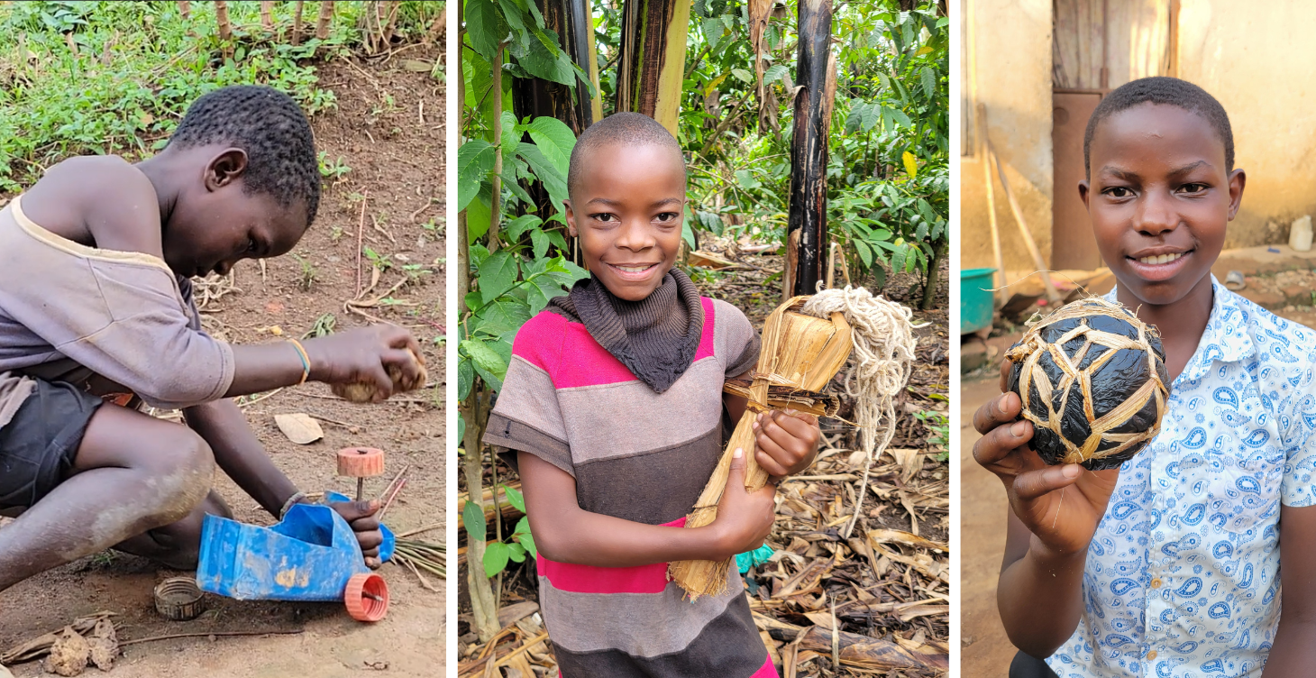 Toys kids made themselves