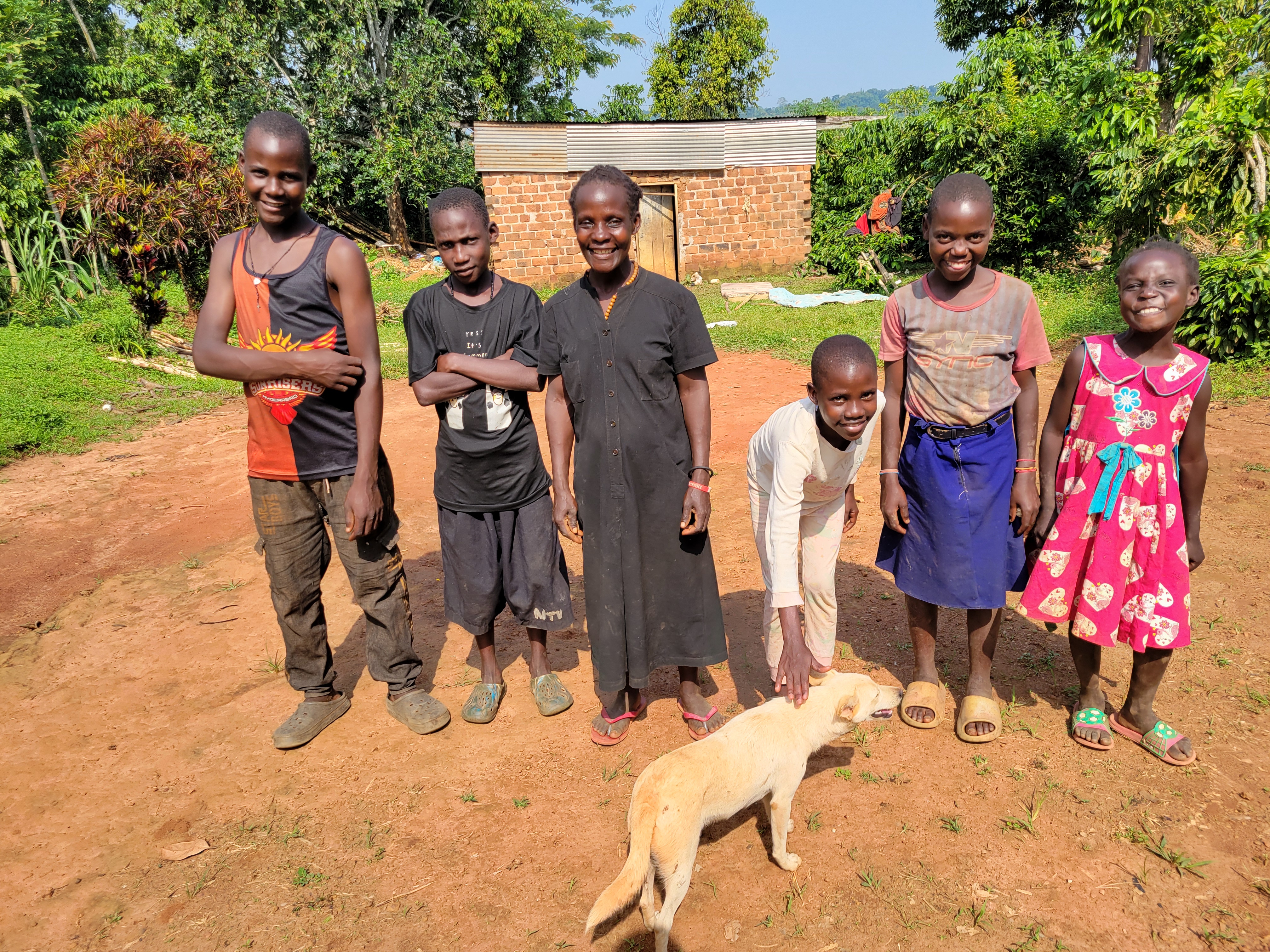Veronica and children