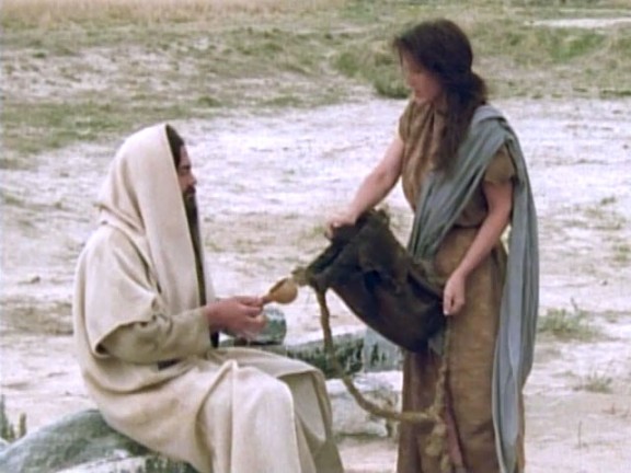 Woman at the Well with Jesus