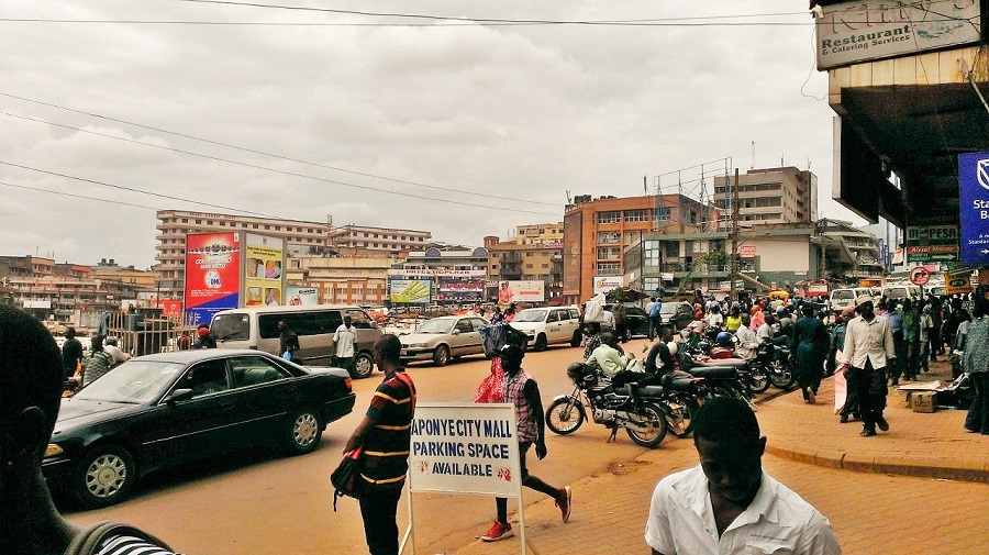 Walking in Kampala