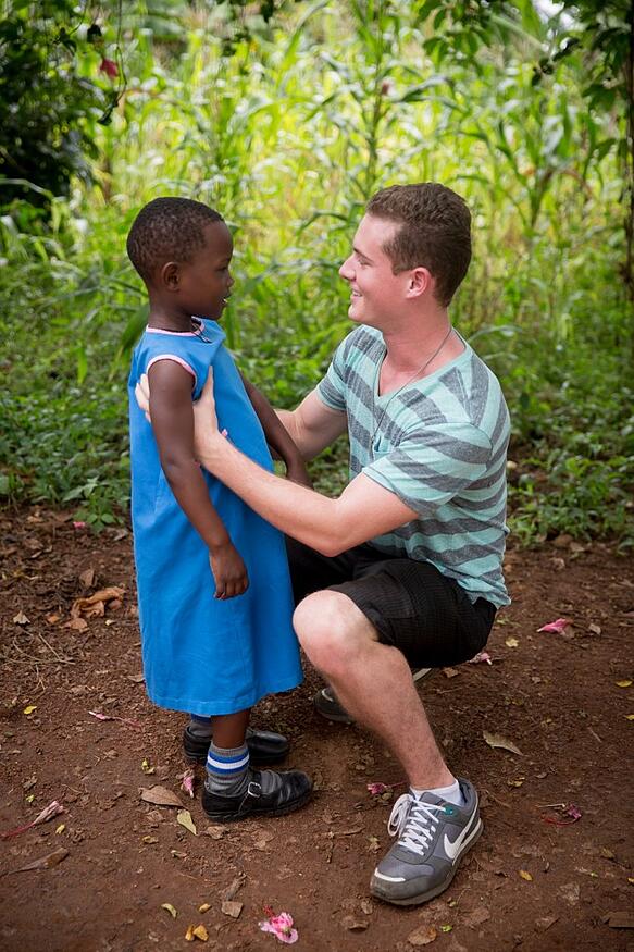 Butono standing with Scott