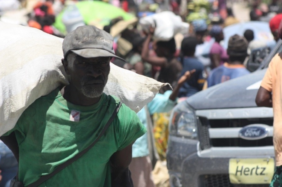 Weaving through the busy streets