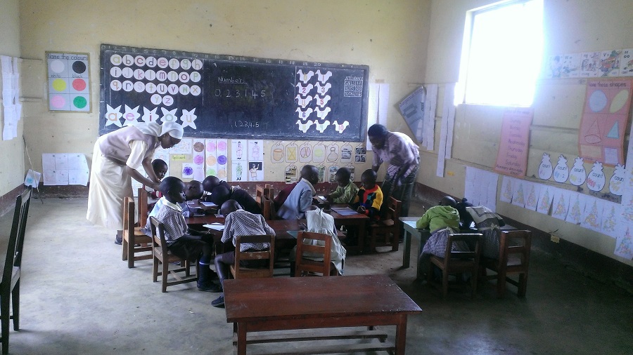 a preschool classroom