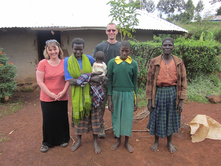 Kenyan family and mission workers