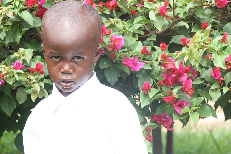 Beckham Kwagalakwe available for nursery school sponsorship at www.caritas.us