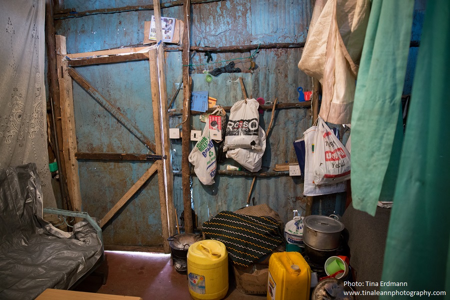 The inside of their home