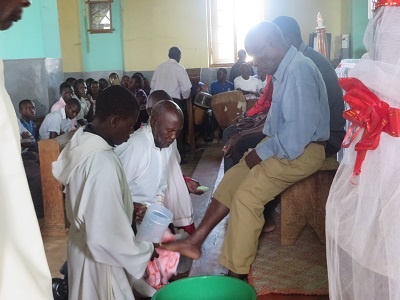 Uganda church of CARITAS Catholic child sponsorship programs