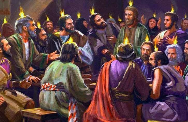 Holy Spirit on the Apostles