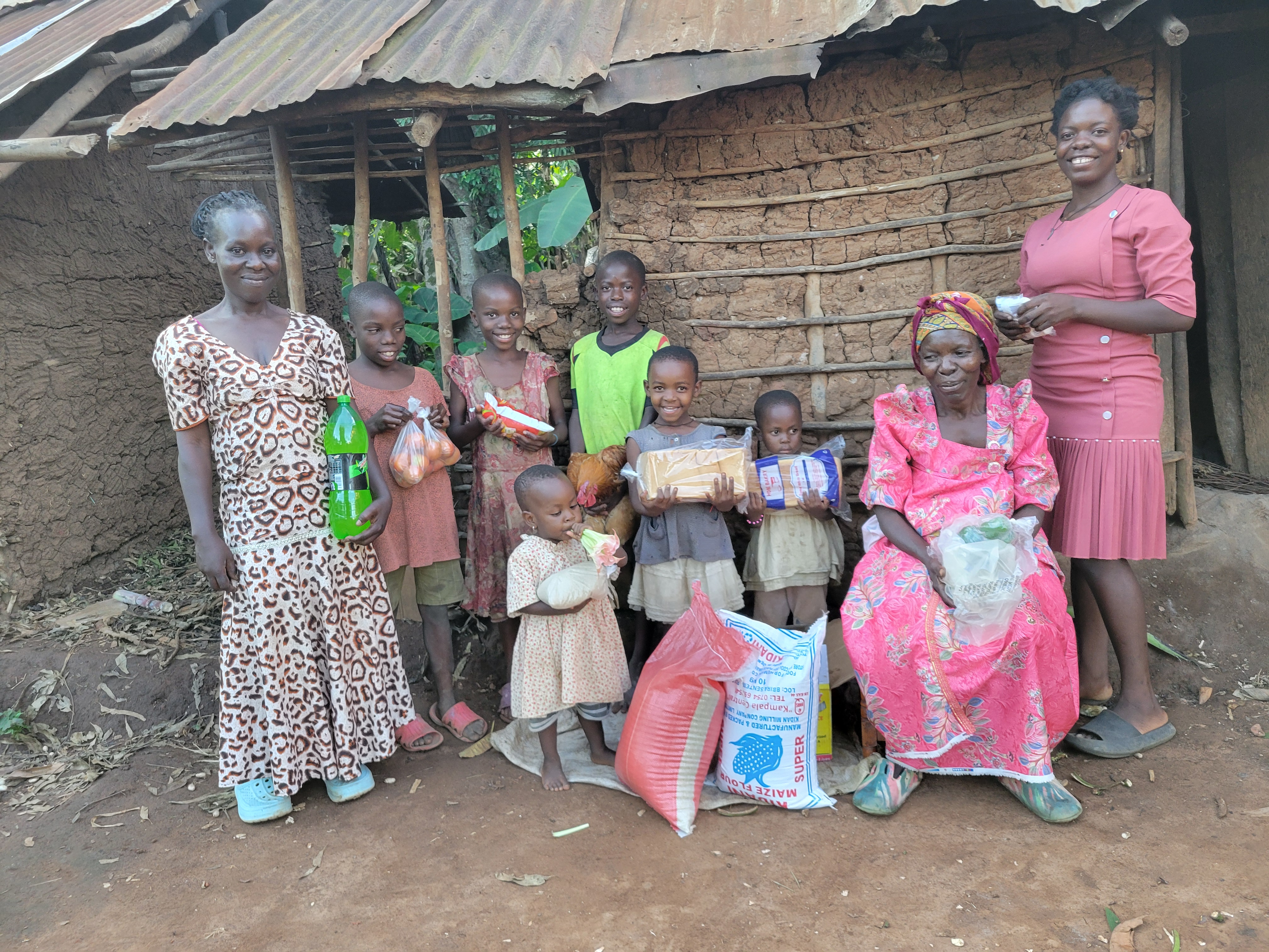 Christmas food giving