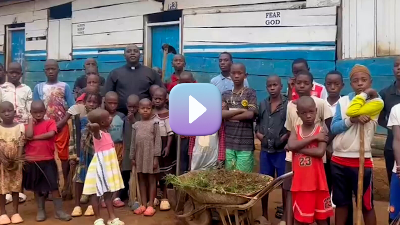 Fr. Frank with Children