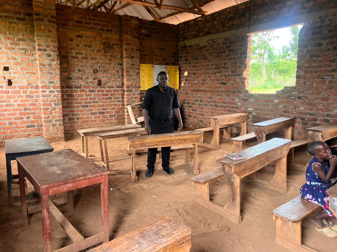 Fr. Frank in classroom