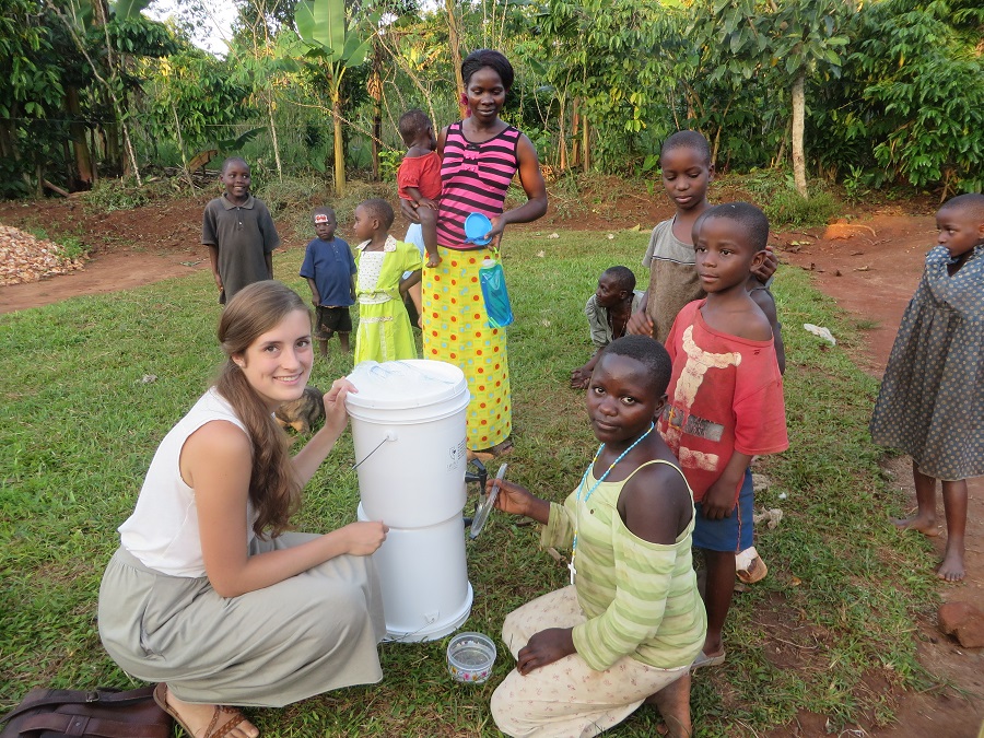 Mission Trip Catholic girl in Uganda