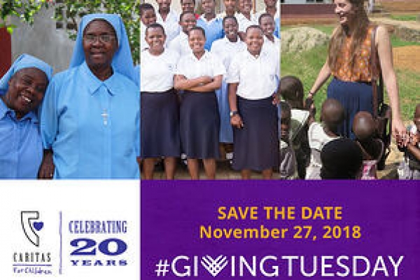Make your gift go twice as far! Support CARITAS on #GivingTuesday, November 27.